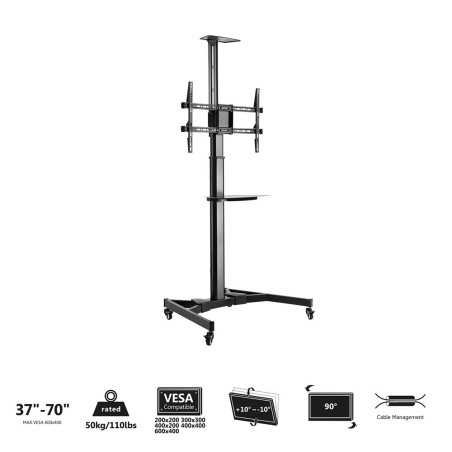 Ewent EW1540 EW1540, 50 kg, 94 cm (37"), 177,8 cm (70"), 200 x 200 mm, 600 x 400 mm, 1500 - 2190 mm