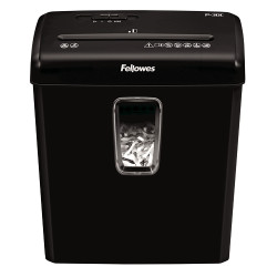 Fellowes 6008101 Powershred P-30C, Corte cruzado, 22 cm, 4 x 34 mm, 15 L, 458 hojas, Botones