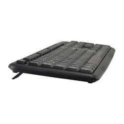 Equip 245201 245201, Completo (100%), Alámbrico, USB, QWERTY, Negro, Ratón incluido 2