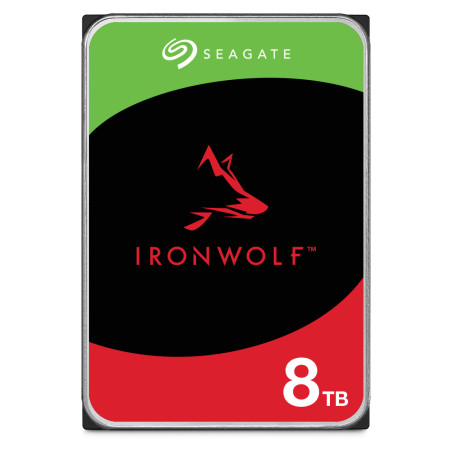 Seagate ST8000VN004 IronWolf ST8000VN004, 8 TB, 7200 RPM, 256 MB, 3.5", Serial ATA III