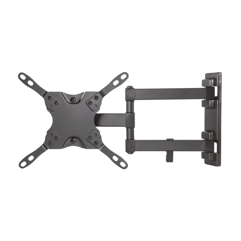 AISENS WT42TSLE-011 WT42TSLE-011, 75 x 75 mm, 200 x 200 mm, -12 - 5°, 180°, Acero, Negro