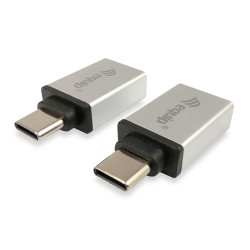 Equip 133473 Adaptador USB-C a USB tipo A, USB Type C, USB Type A, Plata 2
