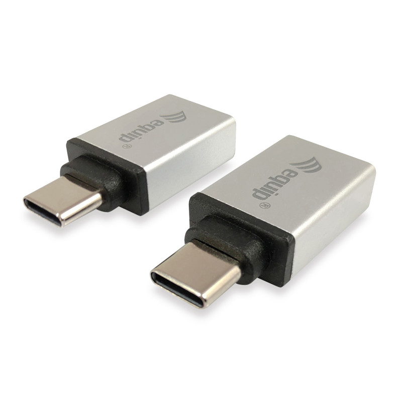 Equip 133473 Adaptador USB-C a USB tipo A, USB Type C, USB Type A, Plata