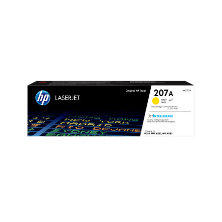 HP W2212A Cartucho de tóner Original 207A LaserJet amarillo, 1250 páginas, 0 páginas, Amarillo, 1 pieza(s)
