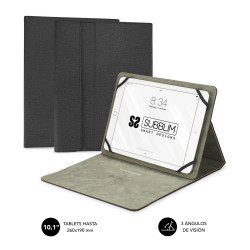 SUBBLIM SUB-CUT-1CT001 Funda Tablet Clever Stand Tablet Case 10,1" Black, Folio, Cualquier marca, Universal. Compatible con