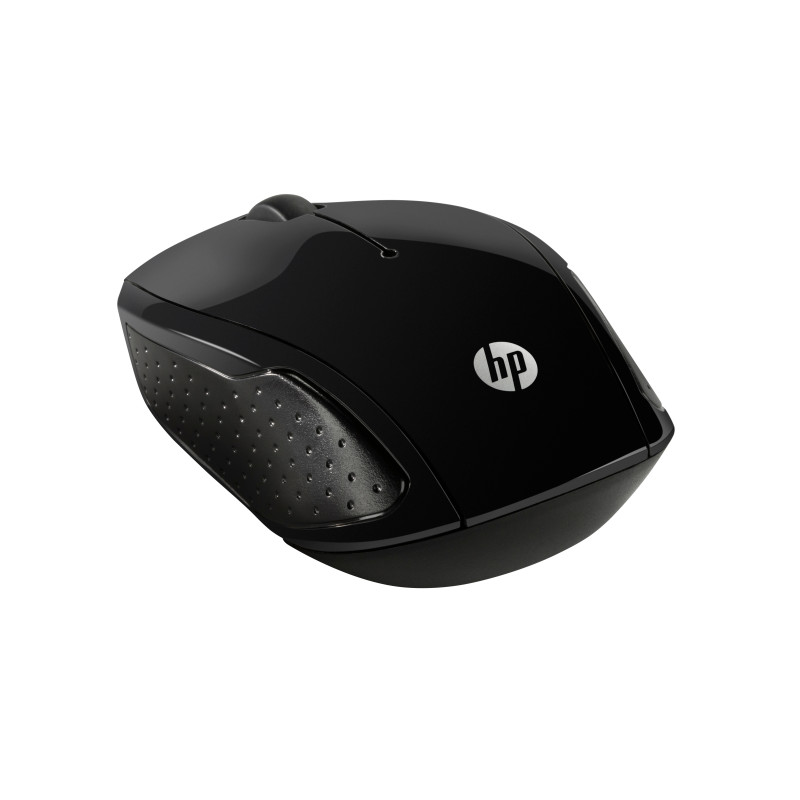 HP X6W31AA Ratón inalámbrico 200, Ambidextro, Óptico, RF inalámbrico, 1000 DPI, Negro