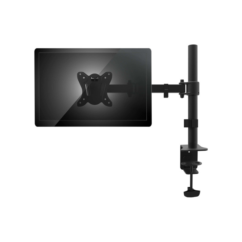 Equip 650151 Soporte de escritorio articulado para monitor de 13"-27, Abrazadera, 8 kg, 33 cm (13"), 68,6 cm (27"), 100 x 100