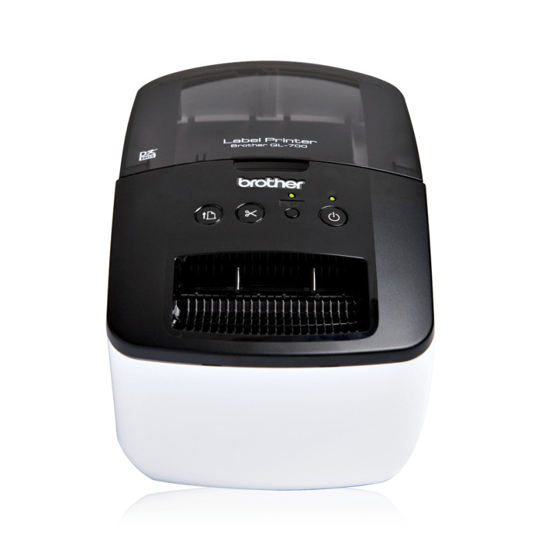 Brother QL-700 QL-700, DK, Térmica directa, 300 x 300 DPI, 150 mm/s, Negro, Blanco