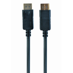 Gembird CC-DP-1M DisplayPort, 1 m, 1 m, DisplayPort, DisplayPort, Macho, Macho, Negro