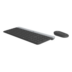 Logitech 920-009198 920-009198, Completo (100%), Inalámbrico, RF inalámbrico, QWERTY, Grafito, Ratón incluido 2
