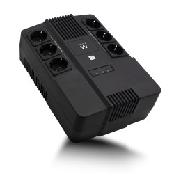 Ewent EW3945 EW3945, Línea interactiva, 0,6 kVA, 360 W, Seno, 230 V, 230 V