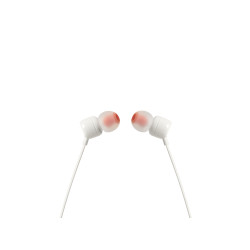 JBL JBLT110WHT Tune 110, Alámbrico, 20 - 20000 Hz, Llamadas/Música, Auriculares, Blanco