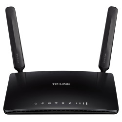 TP-Link TL-MR6400 V4 TL-MR6400, Wi-Fi 4 (802.11n), Banda única (2,4 GHz), Ethernet, 3G, Negro, Router de sobremesa