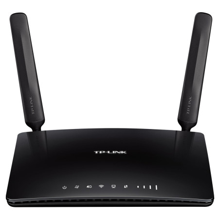 TP-Link TL-MR6400 V4 TL-MR6400, Wi-Fi 4 (802.11n), Banda única (2,4 GHz), Ethernet, 3G, Negro, Router de sobremesa
