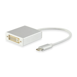 Equip 133453 Adaptador USB-C a DVI-I Dual Link, 4096 x 2160 Pixeles