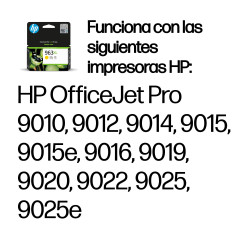 HP 3JA29AE Cartucho de tinta Original 963XL amarillo de alta capacidad, Alto rendimiento (XL), Amarillo, Tinta a base de 2