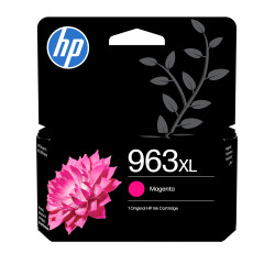 HP 3JA28AE Cartucho de tinta Original 963XL magenta de alta capacidad, Alto rendimiento (XL), Magenta, Tinta a base de