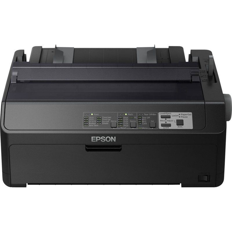 Epson C11CF39401 LQ-590II, 550 carácteres por segundo, 10 carácteres por pulgada, 6 copias, Code 128 (A/B/C), Code 39, EAN13,