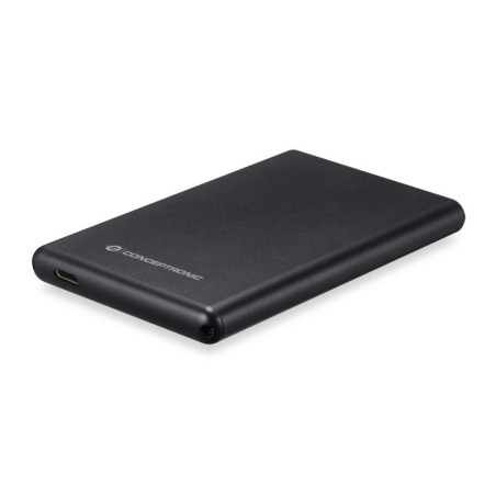 Conceptronic HDE02B HDE02B, Caja de disco duro (HDD), 2.5", SATA, Serial ATA II, Serial ATA III, 10 Gbit/s, Conexión USB, Negro