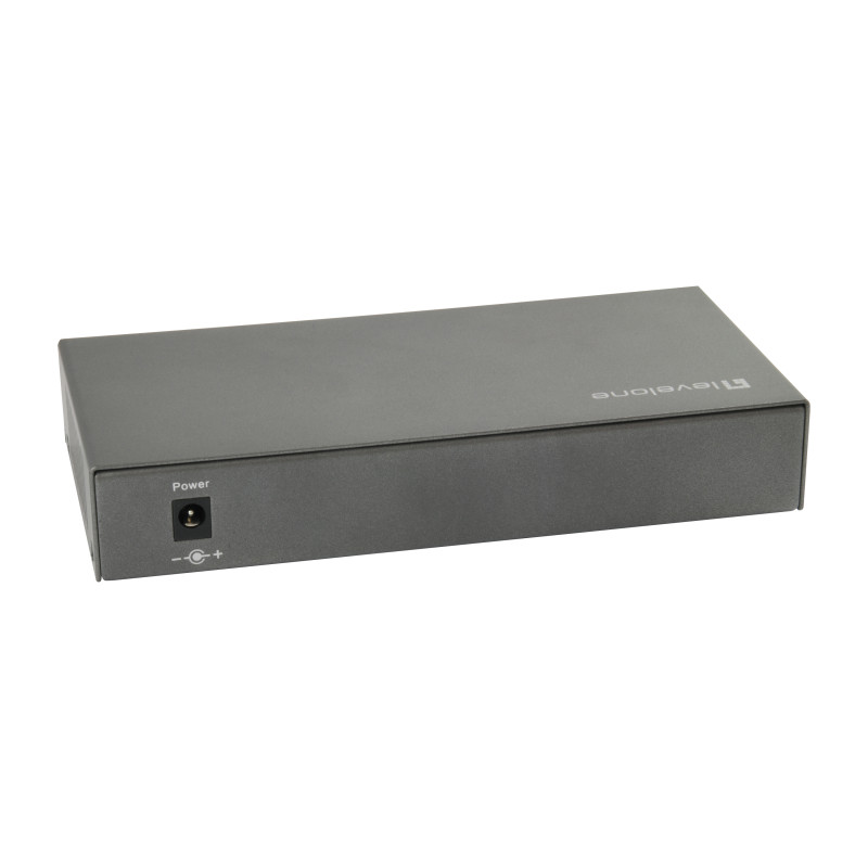 LevelOne GEP-0823 GEP-0823, Gigabit Ethernet (10/100/1000), Bidireccional completo (Full duplex), Energía sobre Ethernet (PoE)