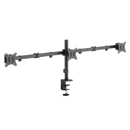 Ewent EW1513 EW1513, Abrazadera/Atornillado, 7 kg, 68,6 cm (27"), 100 x 100 mm, Ajustes de altura, Negro