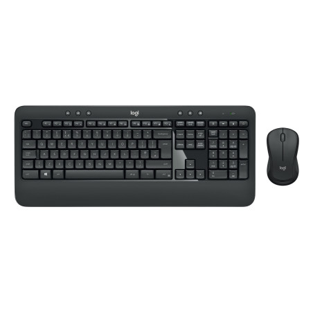 Logitech 920-008680 920-008680, Inalámbrico, RF inalámbrico, Interruptor de membrana, QWERTY, Negro, Ratón incluido