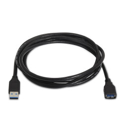 AISENS A105-0041 A105-0041, 1 m, USB A, USB A, USB 3.2 Gen 1 (3.1 Gen 1), 5 Gbit/s, Negro 2