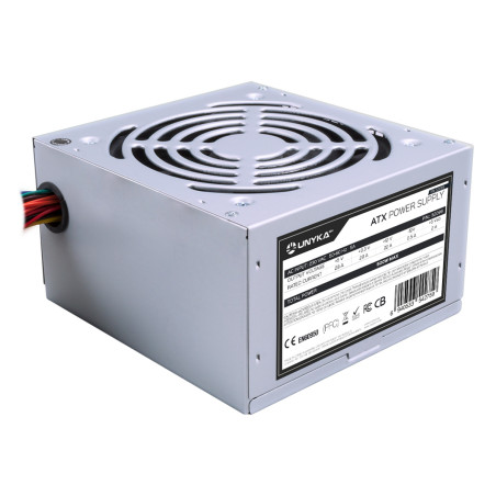 UNYKAch 52099 ATX 500W, 500 W, 230 V, 50 - 60 Hz, 28 A, 22 A, 28 A