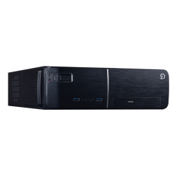 Hiditec CHA010020 SLM20 PRO, Torre, PC, Negro, ITX, micro ATX, Acrilonitrilo butadieno estireno (ABS), SECC, Hogar / Oficina 2