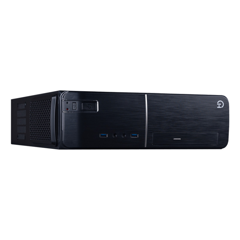 Hiditec CHA010020 SLM20 PRO, Torre, PC, Negro, ITX, micro ATX, Acrilonitrilo butadieno estireno (ABS), SECC, Hogar / Oficina