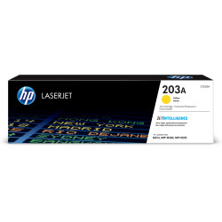 HP CF542A Cartucho de tóner Original LaserJet 203A amarillo, 1300 páginas, Amarillo, 1 pieza(s)
