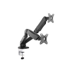 Equip 650121 Soporte de sobremesa para dos monitores interactivos de 17"-32, Abrazadera, 16 kg, 33 cm (13"), 68,6 cm (27"), 100