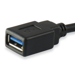 Equip 133455 Adaptador USB-C a USB-A, 0,15 m, USB C, USB A, USB 3.2 Gen 1 (3.1 Gen 1), Macho/Hembra, Negro 2