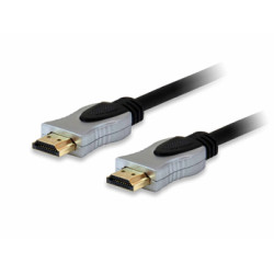 Equip 119340 119340 Cable HDMI 2.0, carcasa de aluminio, 5,0 m, 4K/60 Hz, 5 m, HDMI tipo A (Estándar), HDMI tipo A