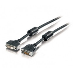 Equip 118972 118972, 1,8 m, DVI-D, DVI-D, Macho, Hembra, Negro