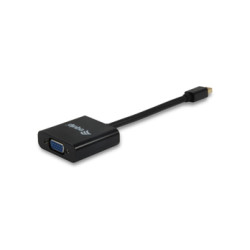 Equip 133432 Adaptador de Mini DisplayPort a HD15 VGA, 0,17 m, Mini DisplayPort, VGA, Macho, Hembra, 1920 x 1080 Pixeles