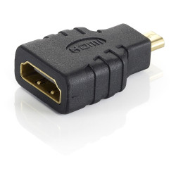 Equip 118915 118915, microHDMI, HDMI, Negro