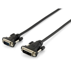 Equip 118943 118943, 1,8 m, DVI-A, VGA (D-Sub), Macho, Macho, Oro