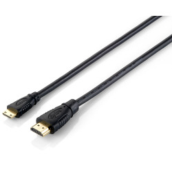 Equip 119307 119307 Cable HDMI 1.4 a Mini HDMI, 2,0 m, 4K/30 Hz, 2 m, HDMI tipo A (Estándar), HDMI Type C (Mini), 3D, 10,2