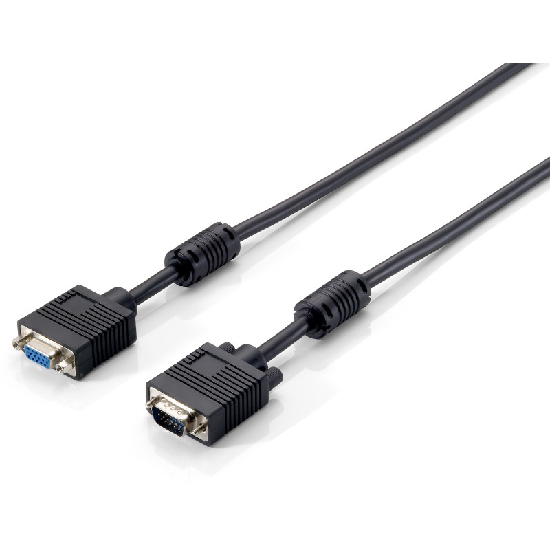 Equip 118807 118807, 1,8 m, VGA (D-Sub), VGA (D-Sub), Macho, Hembra, Negro
