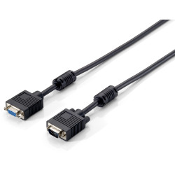 Equip 118804 118804, 10 m, VGA (D-Sub), VGA (D-Sub), Macho, Hembra, Negro