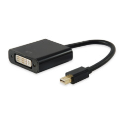 Equip 133433 Adaptador de Mini DisplayPort a DVI-I, Mini DisplayPort, DVI-I, Macho, Hembra, 1920 x 1080 Pixeles, 1080p