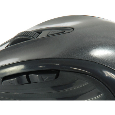 Conceptronic CLLM5BTRVWL CLLM5BTRVWL, mano derecha, Óptico, RF inalámbrico, 1600 DPI, Negro