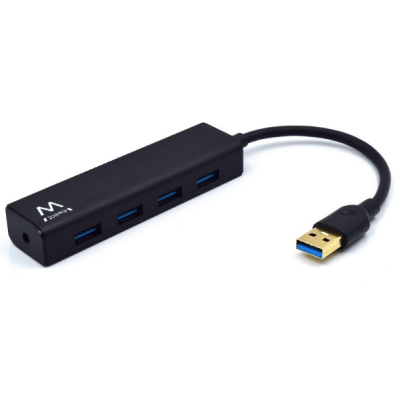 Ewent EW1136 EW1136, USB 3.2 Gen 1 (3.1 Gen 1) Type-A, USB 1.1, USB 2.0, USB 3.2 Gen 1 (3.1 Gen 1) Type-A, 480 Mbit/s, Negro,