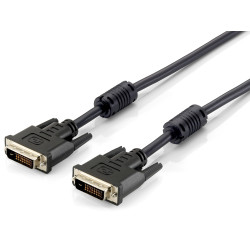 Equip 118932 118932, 1,8 m, DVI-D, DVI-D, Macho, Macho, Negro