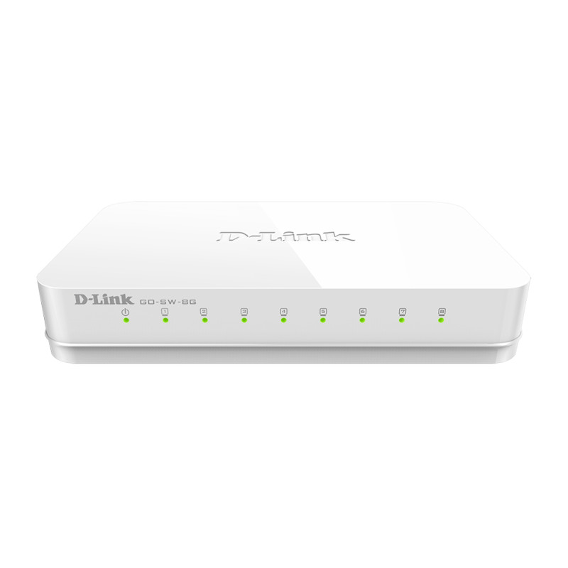 D-Link GO-SW-8G GO-SW-8G, No administrado, Bidireccional completo (Full duplex)