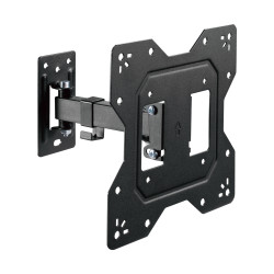 Ewent EW1521 EW1521, 100 x 100 mm, 200 x 200 mm, -5 - 8°, -90 - 90°, Metal, Plástico, Acero, Negro