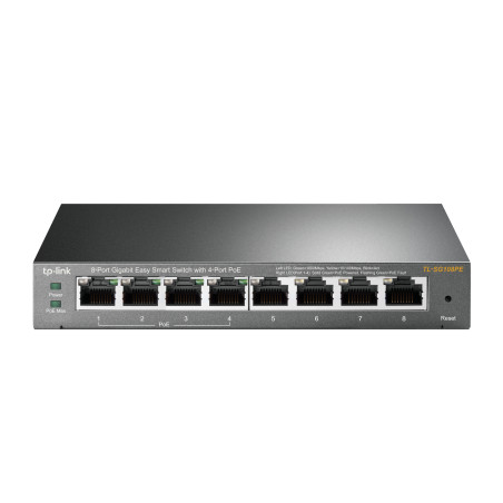 TP-Link TL-SG108PE V2 TL-SG108PE, Gestionado, L2, Gigabit Ethernet (10/100/1000), Energía sobre Ethernet (PoE)
