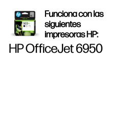 HP T6M15AE Cartucho de tinta Original 903XL negro de alto rendimiento, Alto rendimiento (XL), Negro, Tinta a base de pigmentos, 2