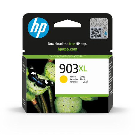 HP T6M11AE Cartucho de tinta Original 903XL amarillo de alto rendimiento, Amarillo, Tinta a base de pigmentos, 8,5 ml, 1